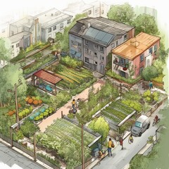Renewable Energy-Powered Urban Farm
