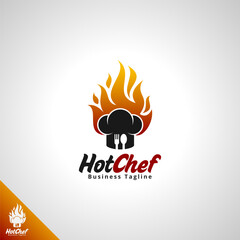 Hot Chef Logo Template
