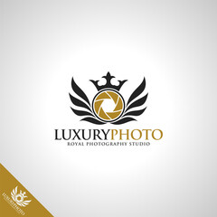 Camera Logo - Luxury Photo - Royal Photography Studio