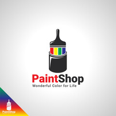Paint Shop Logo Template