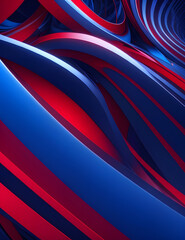 Fototapeta na wymiar abstract background red and blue generated with AI