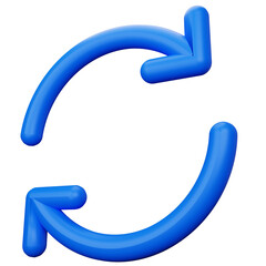 refresh symbol 3d icon