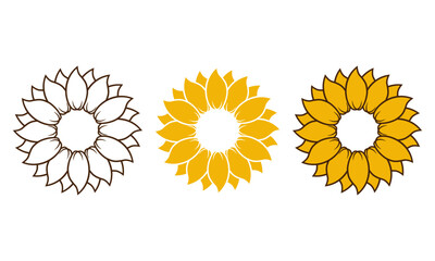  Sunflower Clipart Flower SVG Vector and Clip Art