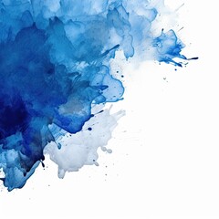 Awesome Blue Splatter. Messy Artwork Creates a Rad Background.generative ai