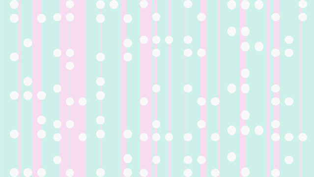 Experimental Braille Signal in Mint Green Background with pink glitch lines