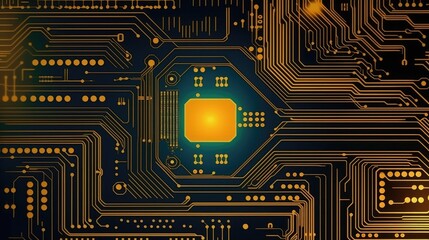 Abstract technology board circuit background, pcb electronic circuit board closeup