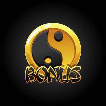 The bonus chinese symbol for slots game. Yin yang symbol