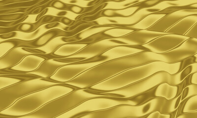 Fototapeta na wymiar Abstract gold background. Golden wave texture.