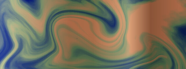 A Beautiful abstract Illustration of liquid acrylic resin. Divorces and smooth lines of paint, colors. Pearl modulations. Abstraction of acrylic, epoxy, halftones. 3d illustration.