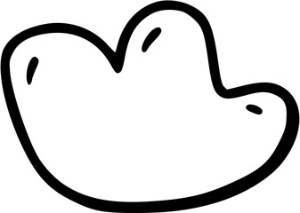 Obraz premium Bush outline