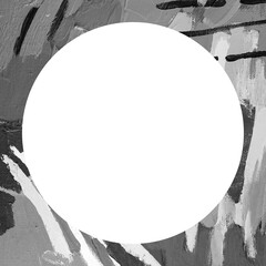 Monochrome abstract painting texture closeup. Gray art background. Rough paint brush strokes. Grayscale texture. Coal cosmetics label tag design. Environmental protection banner. Charcoal illustration