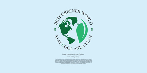 green earth for event or organization branding, free for commercial use