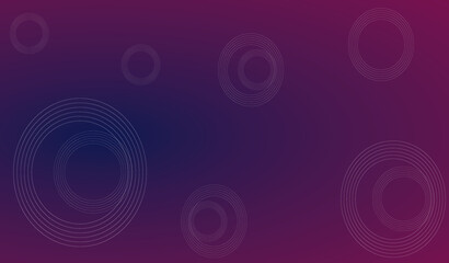 Abstract modern gradient horizontal template background. Trendy bright circle lines creative.