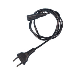 a coiled power cord