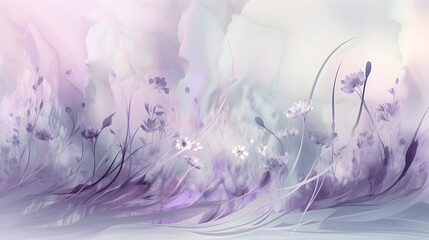 light soft floral abstract background