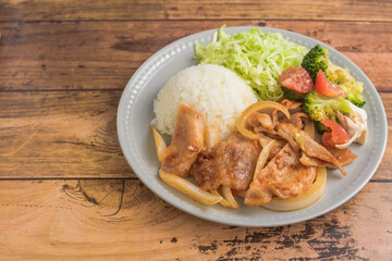 ポーク焼き肉ランチ