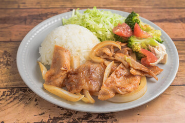 ポーク焼き肉ランチ