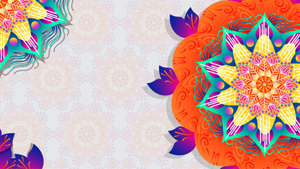 decorated rakhi for indian festival raksha bandhan banner background