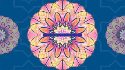 luxury ornamental mandala design background