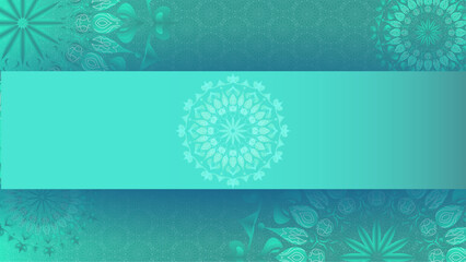 background template design with mandala patterns