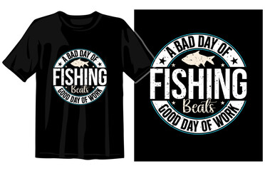 Fishing vintage t-shirt design vector, vintage fishing t-shirt set graphic illustration
