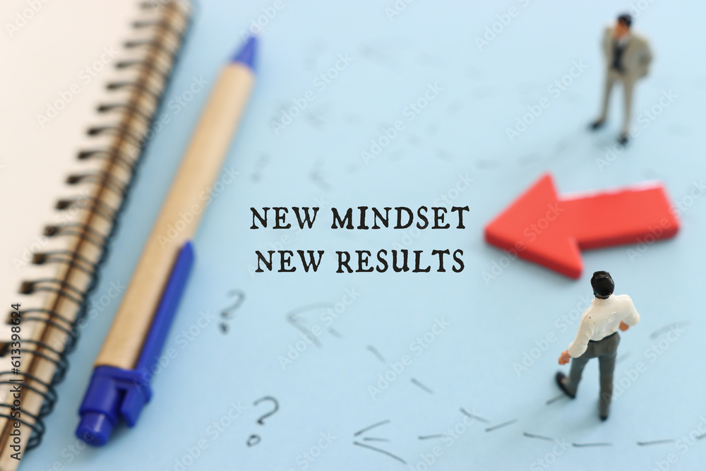 Poster concept image of people thinking about solving a problem and looking for a right way