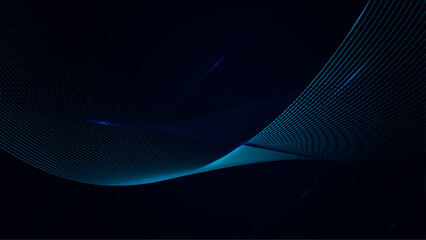 modern dark blue abstract background paper shine and layer element