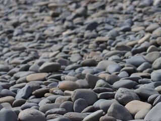 Round rocks found at the Oregon Coast