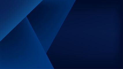 Fototapeta premium royal blue business abstract banner background with fluid gradient wavy shapes