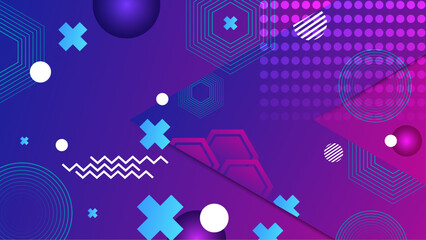 geometric background with squares