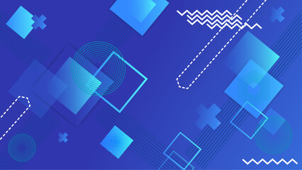 geometric background with squares