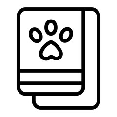 towel line icon