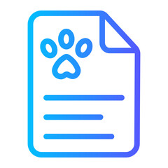 clipboard gradient icon