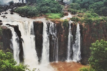 waterfall in the forest, Iguazu, Argentina