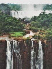waterfall in the forest, Iguazu, Argentina