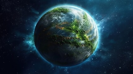 HD wallpaper: planet, gaia, globe, world, earth, 3d, 8k uhd, space, planet - space,  - obrazy, fototapety, plakaty