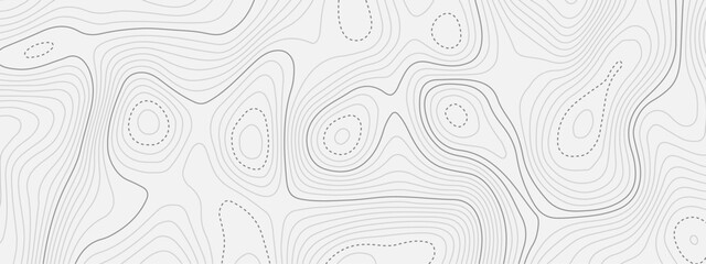 Abstract topographic wavy curve line background. Topography map pattern, Geographic curved relief. Topographic lines background. Vector illustration.