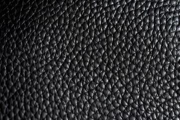 texture of a surface, black leather