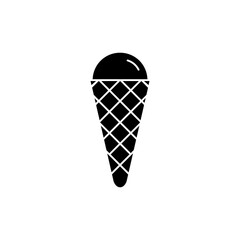 Ice cream icon vector. dessert illustration sign. sweet symbol or logo.