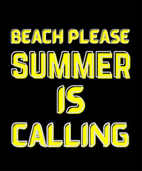 Summer Beach Typography premium Design