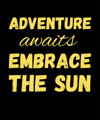 Summer Beach Typography premium Design