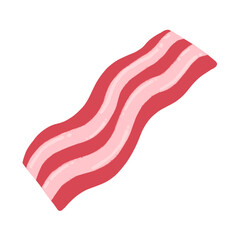 Bacon Cartoon illustration Bacon Hand Drawn Bacon Drawing