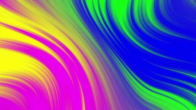 4 Color Yellow Pink Green Blue Liquid Gradients Abstract Background Wallpaper Video Loop 2K 4K HD