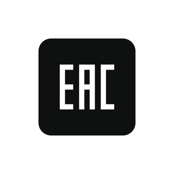 EAC packaging mark icon symbol vector