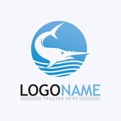 Fototapeta na wymiar Fish logo template