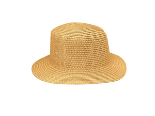 vintage straw hat isolated PNG transparent