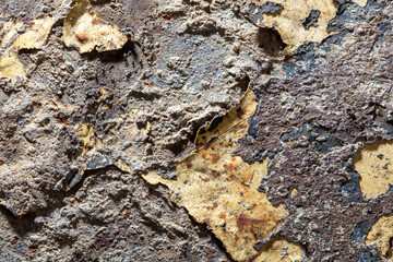 Rusty metal background or texture. Old rusty metal background or texture