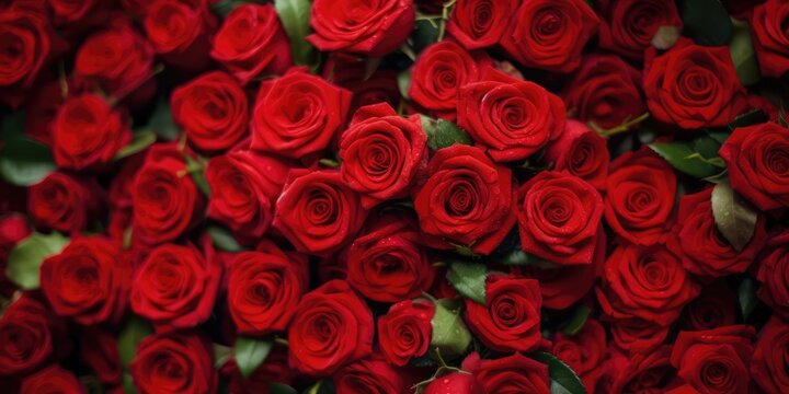 Red roses wallpaper background