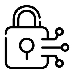 lock Line Icon