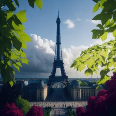 france background realistic render Generative ai